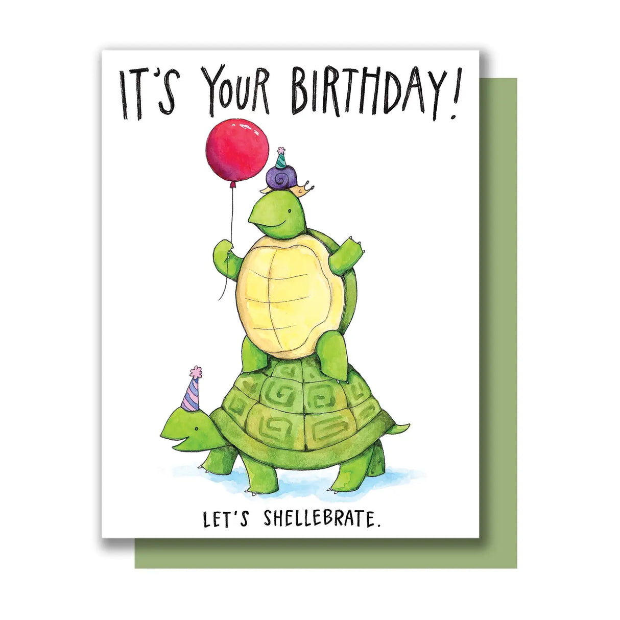 Let's SHELLabrate Turtle Card
