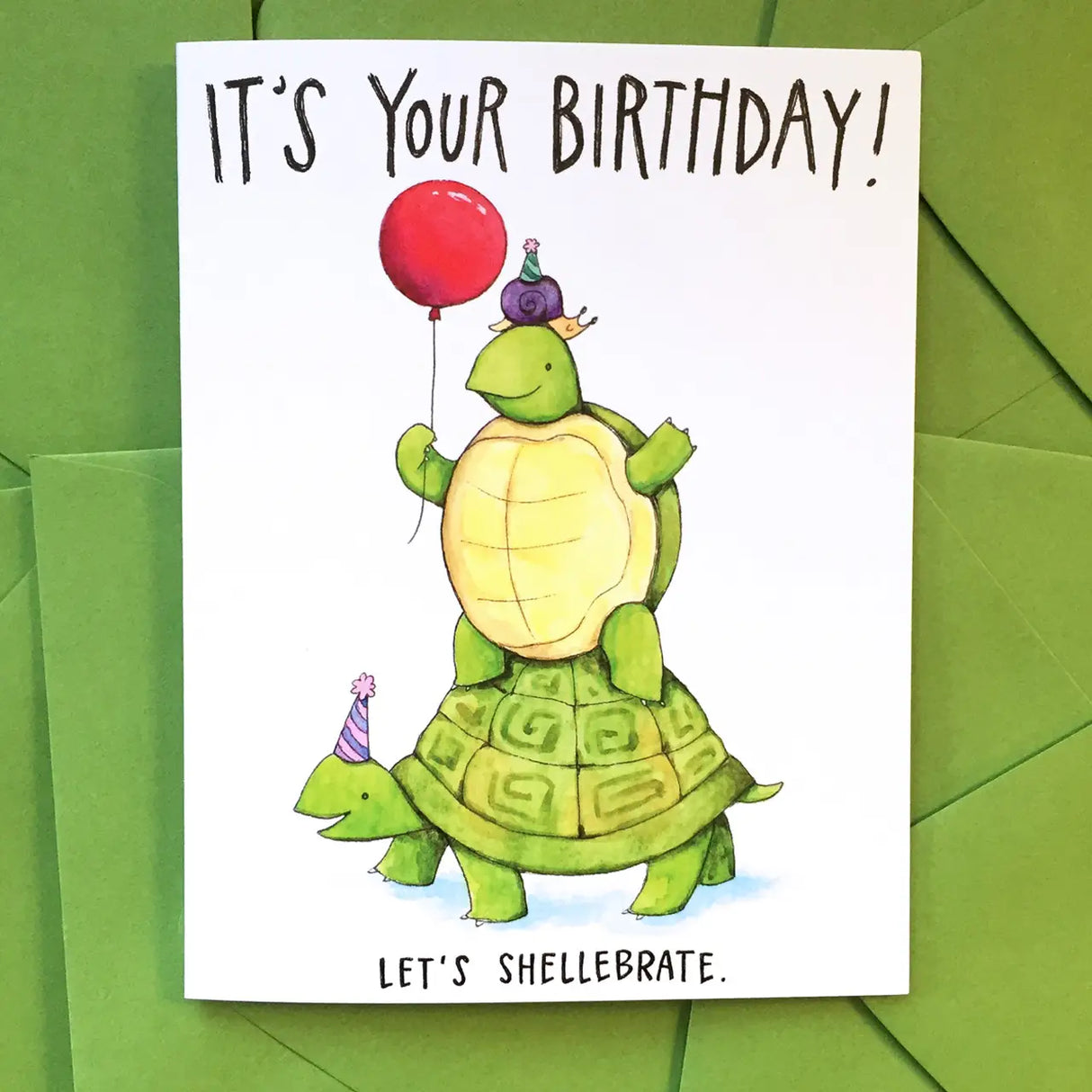 Let's SHELLabrate Turtle Card