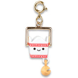 Gold Takeout Charm