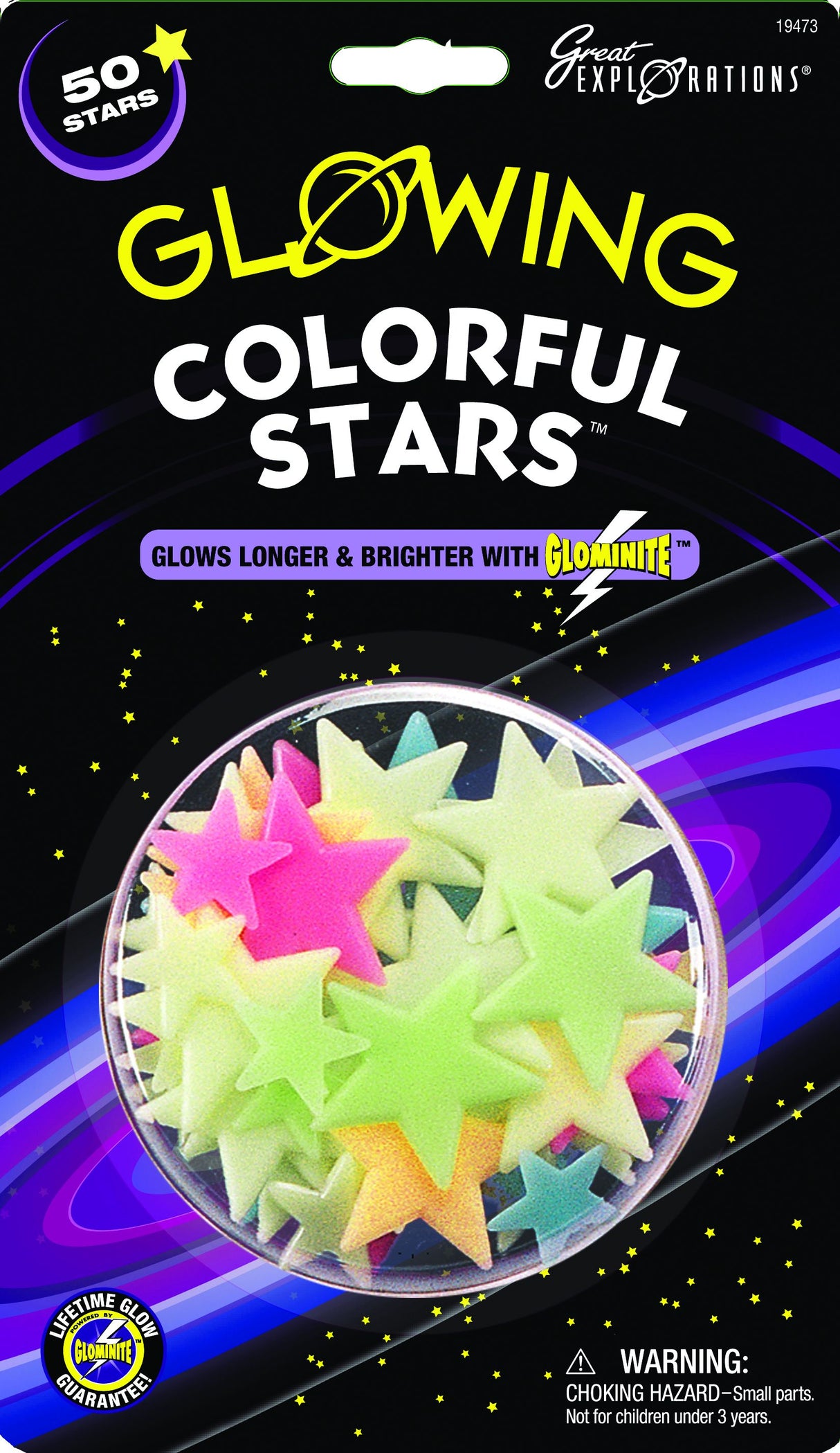 Glowing Colorful Stars