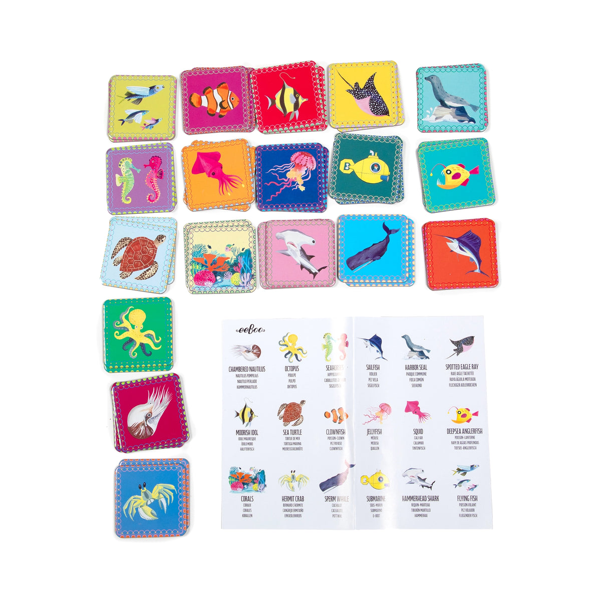 Sea Life Little Memory & Matching Game