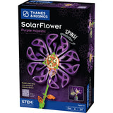 SolarFlower | Purple Majestic STEM kit box featuring a purple robotic flower and sun-powered building project