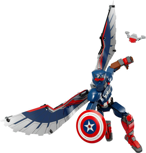 Super Heroes Marvel New Captain America Construction Figure