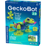 GeckoBot 2.0 STEM kit with suction cup feet climbs smooth vertical surfaces for fun, hands-on robotics learning.