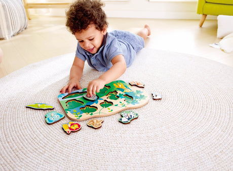 Wild Animals Peg Puzzle