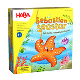 Colorful Sebastian Seastar fishing game box with playful starfish and underwater sea creatures for children ages 3 and up