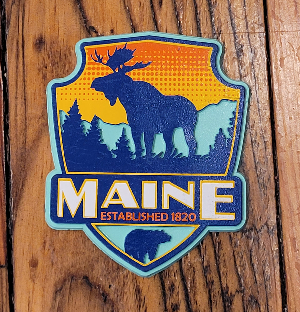 Maine Wilderness Crest Magnet