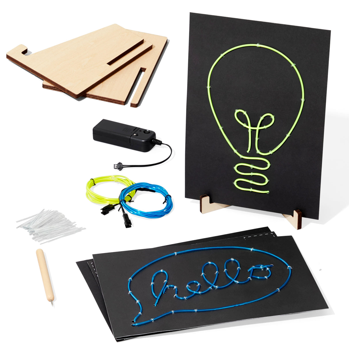 Light-Up Wire Art