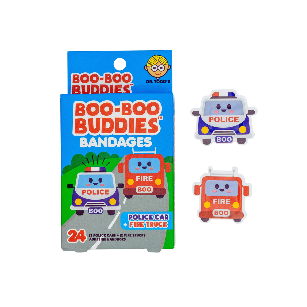 Police Car & Fire Truck Bandages