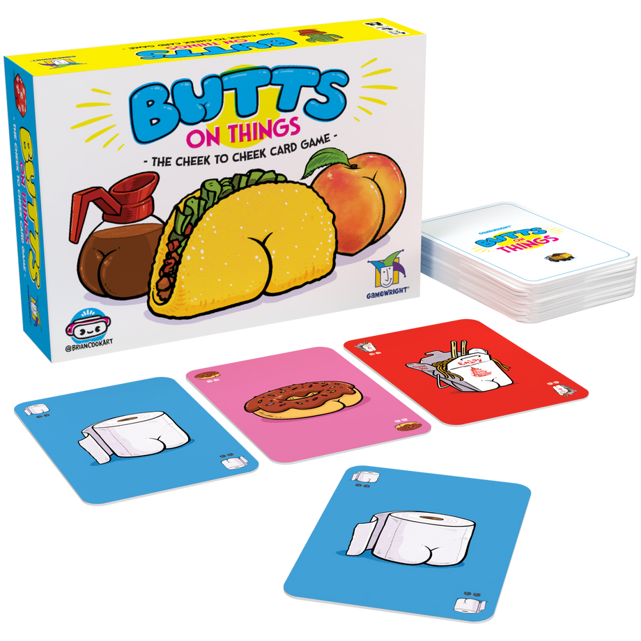  Butts on Things: Designer Playing Cards (Poker Deck) by Brian  Cook Art : Toys & Games