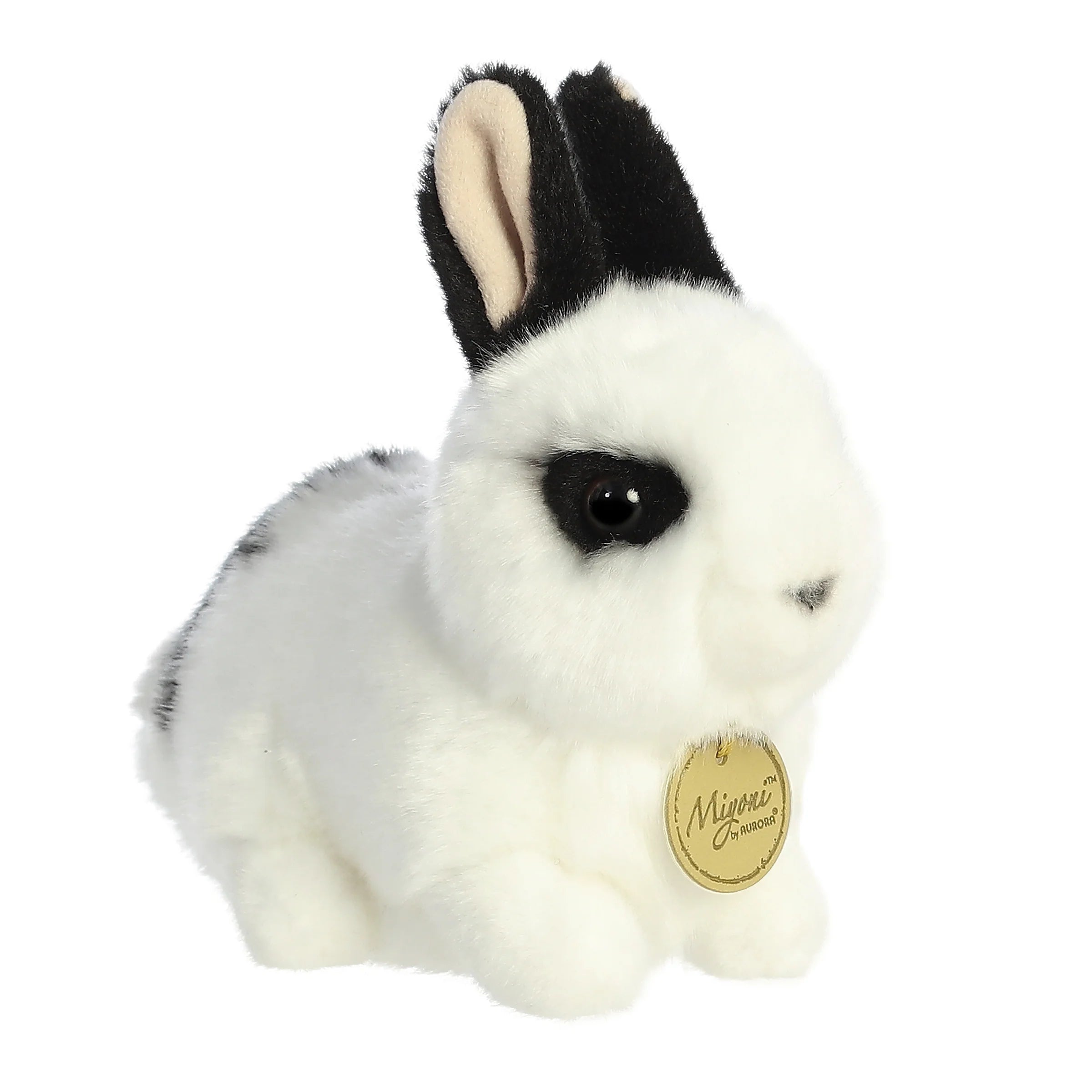 Black and white best sale bunny plush