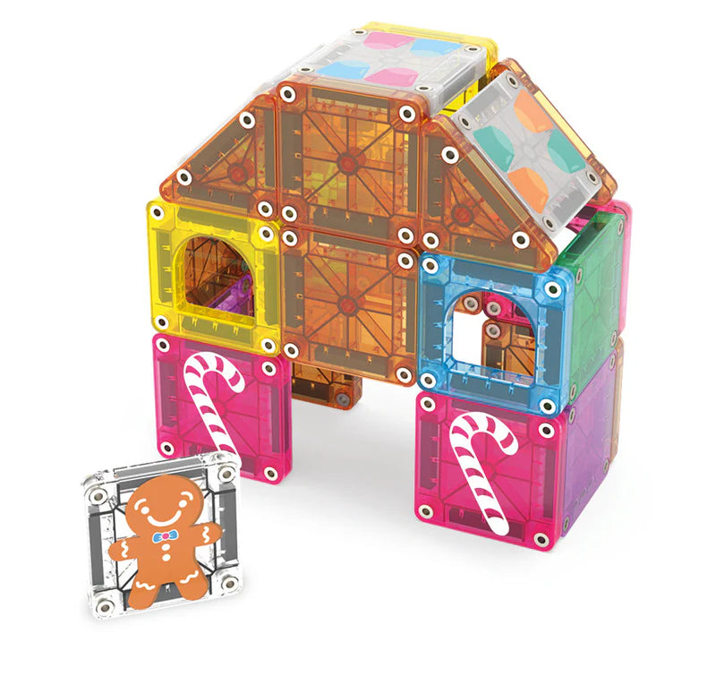 Magnatiles Micromags Gingerbread House Travel Set