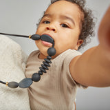 Signature Teething Necklace | Charcoal