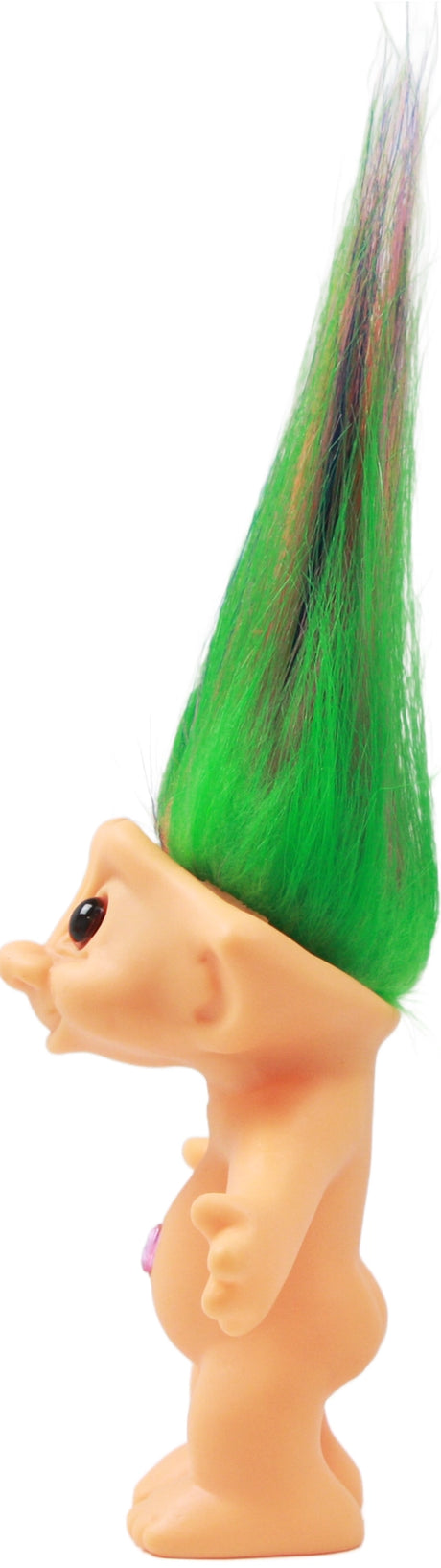Troll Doll | Green & Rainbow Hair
