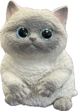 Mega Squishy Kitty | Grey/White/Brown