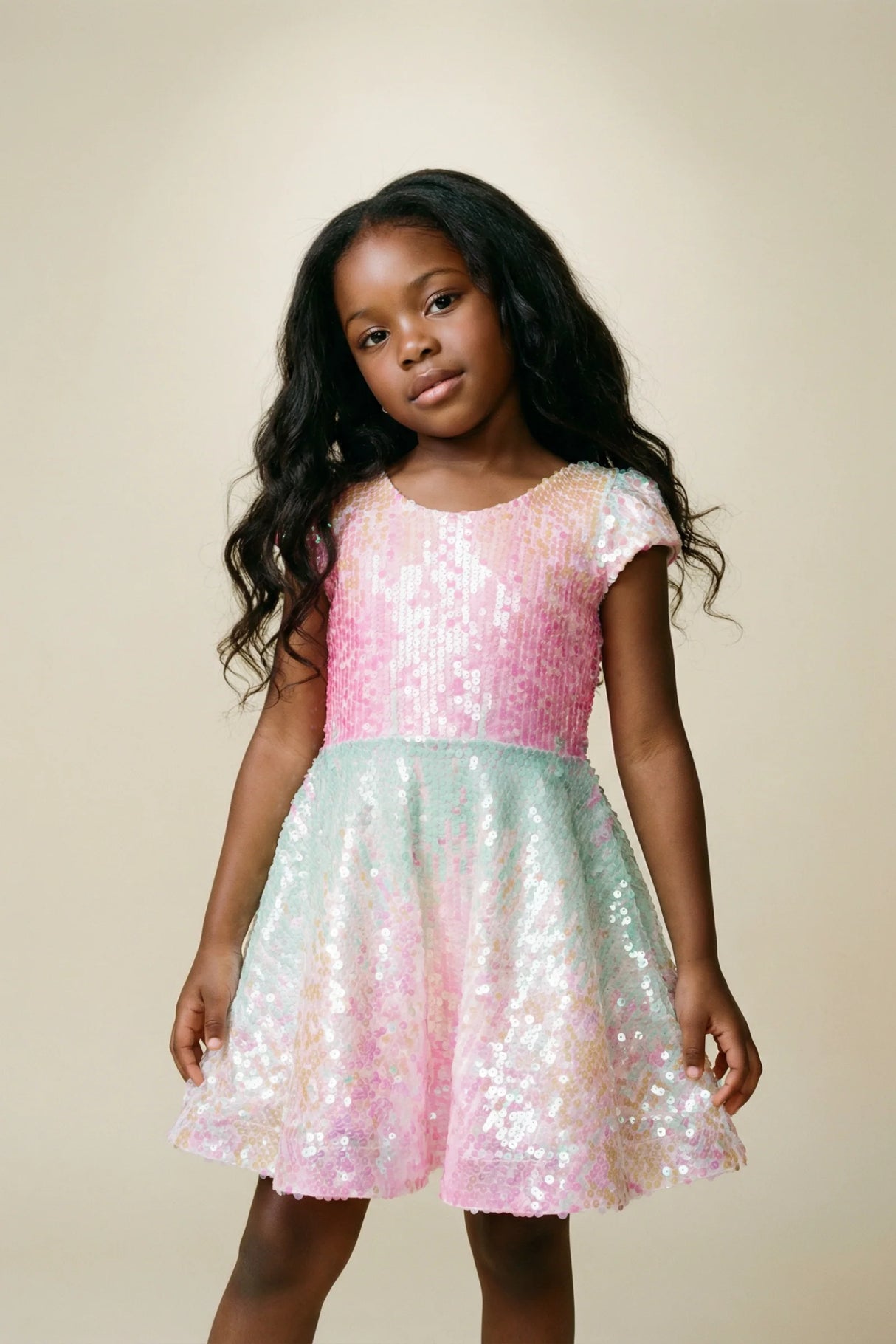 Sorbet Swirl Skater Dress | Size 3-4