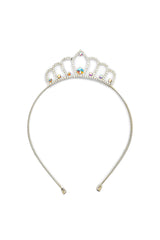 Rhinestone Tiara Headband with sparkling gems, perfect for princesses and special occasions.