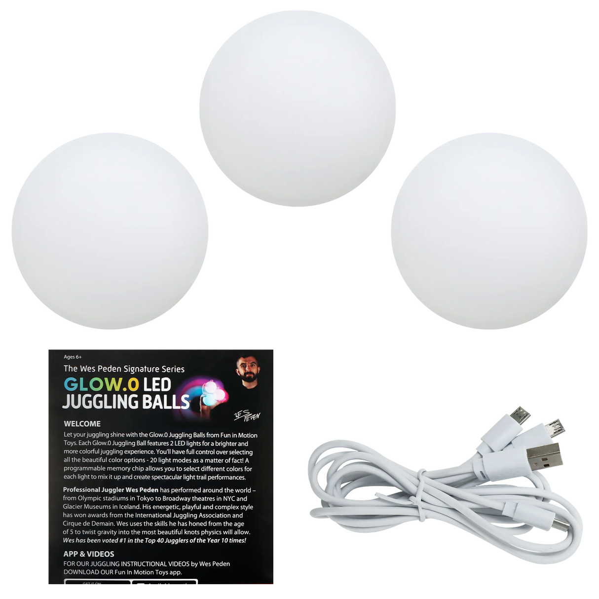 Glow.0 LED Juggling Balls