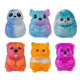 Colorful Taba-licious Pets squishy toys including seal, hamster, hedgehog, dog, cat, and puppy characters in adorable designs