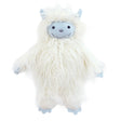 Yowie the Yeti plush toy with soft white fur and a friendly smiling face