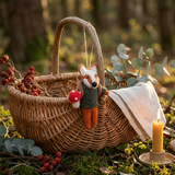 Frankie Foraging Fox Felt Ornament
