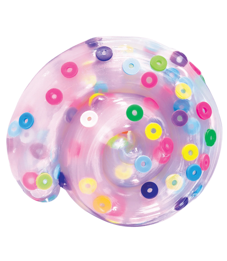 Mini Trendsetters Skate Away Thinking Putty with colorful beads, perfect for tactile play and sensory relaxation.