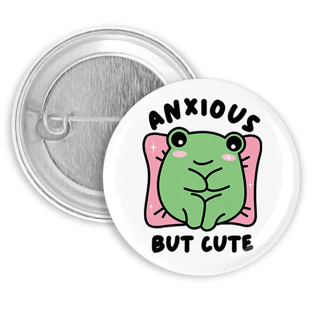 Button | Anxious But Cute