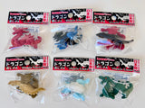 Sets of colorful Japanese dragon puzzle erasers individually packaged and crafted with detailed design.