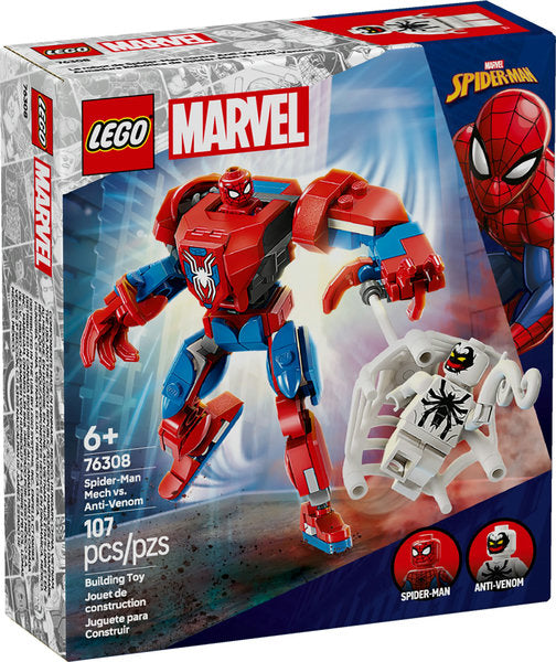 Super Heroes Marvel Spider-Man Mech vs Anti-Venom