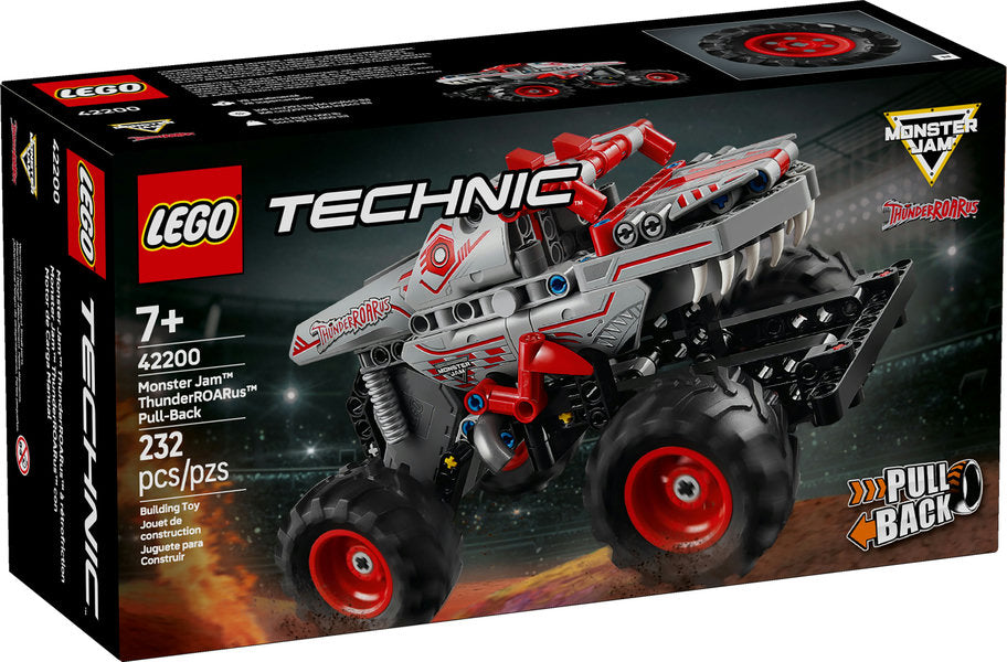 Technic Monster Jam ThunderROARus Pull-Back – Treehouse Toys