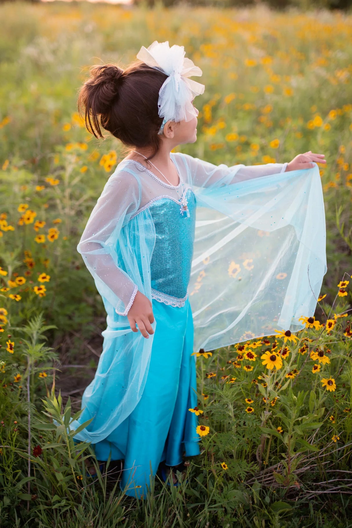 Ice Queen Dress with Cape | Size 5-6