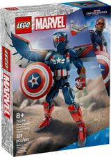 Super Heroes Marvel New Captain America Construction Figure