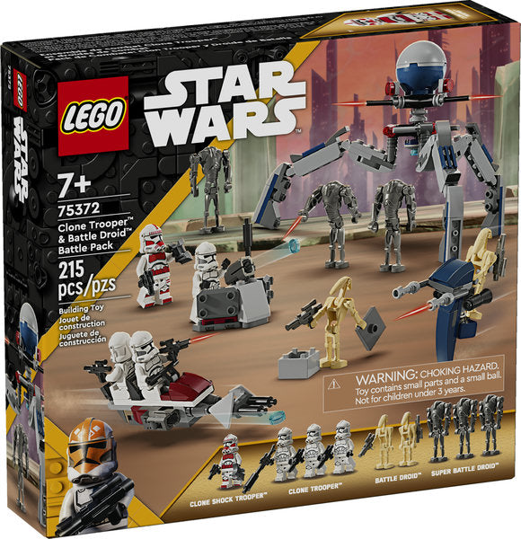 Star Wars Clone Trooper \u0026 Battle Droid Battle Pack – Treehouse Toys