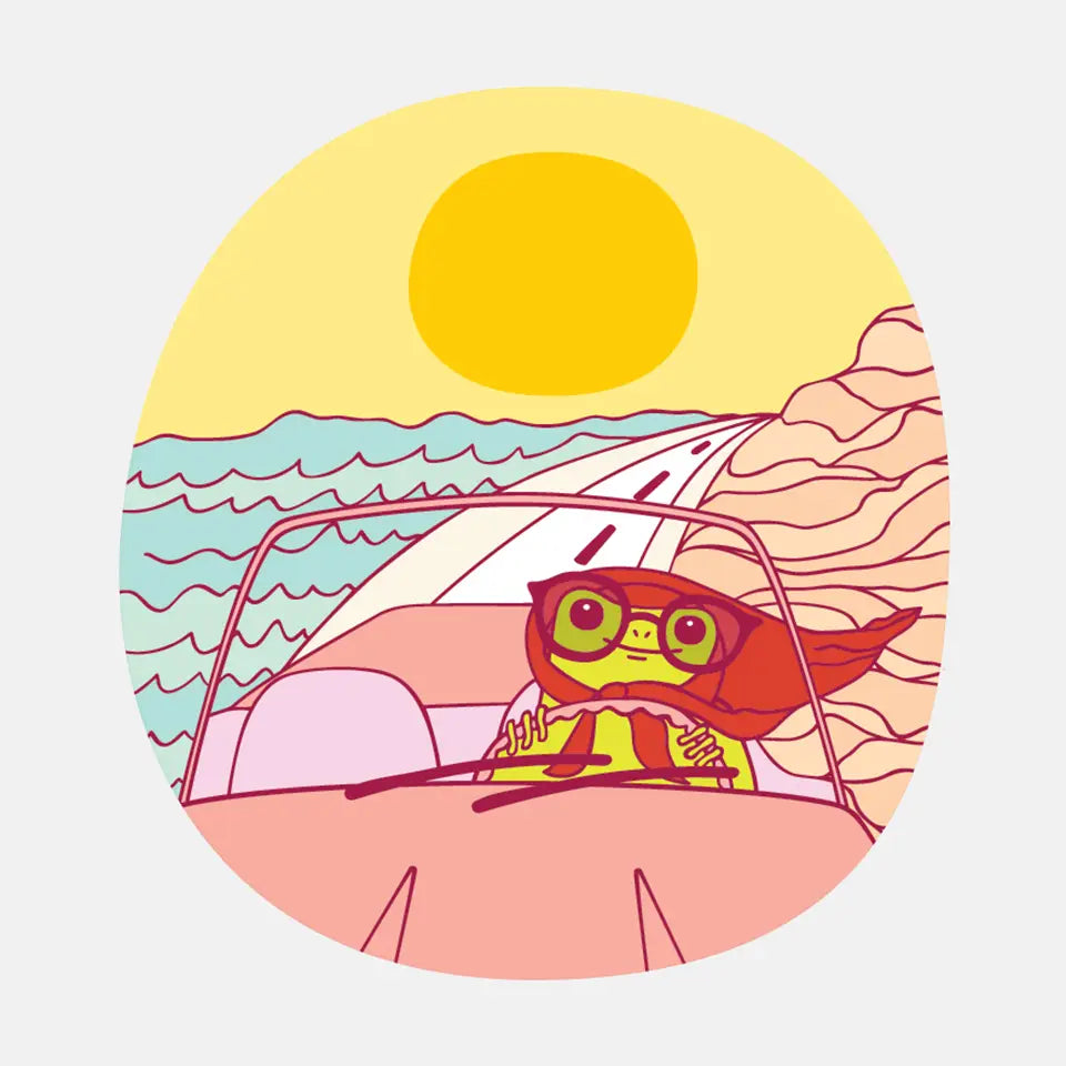 Convertible Frog Sticker