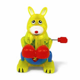 Z Wind Ups | Kangaroo Aussie bright yellow wind-up toy with red feet and a playful expression