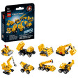 Technic Mighy Machines Blind Box featuring yellow construction vehicle builds