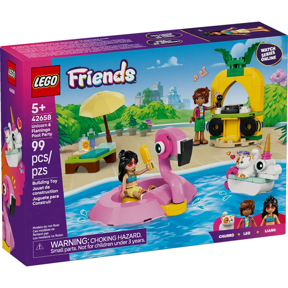 Friends Unicorn & Flamingo Pool Party