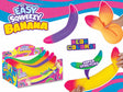 Easy Sqweezy Neon Jumbo Banana colorful stretchy toy with bright banana display and packaging