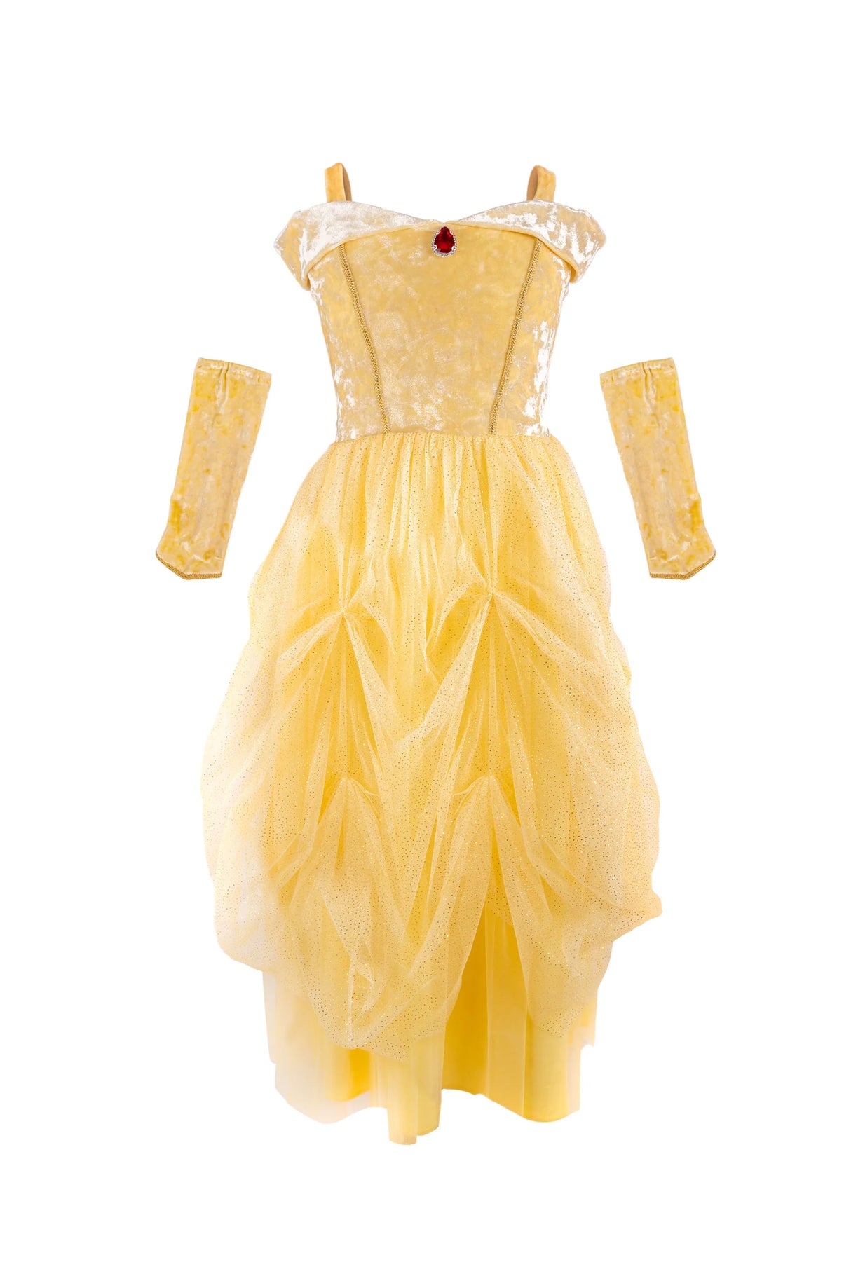 Velvety Soft Yellow Princess Gown | Size 5-6