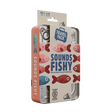 Sounds Fishy Travel Tin game in a compact metal case with colorful fish illustrations