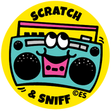 Scratch & Sniff Stickers | Bubblegum Boombox