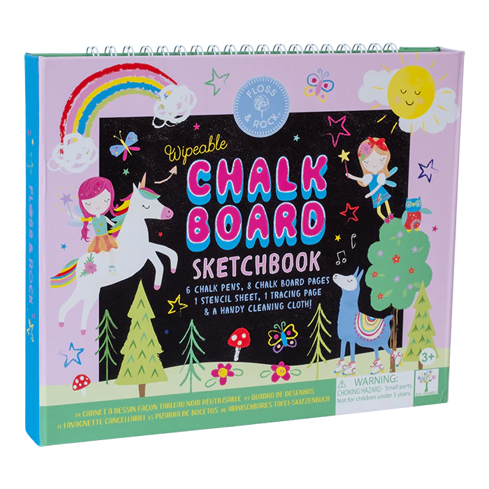 Chalkboard Sketchbook | Rainbow Fairy