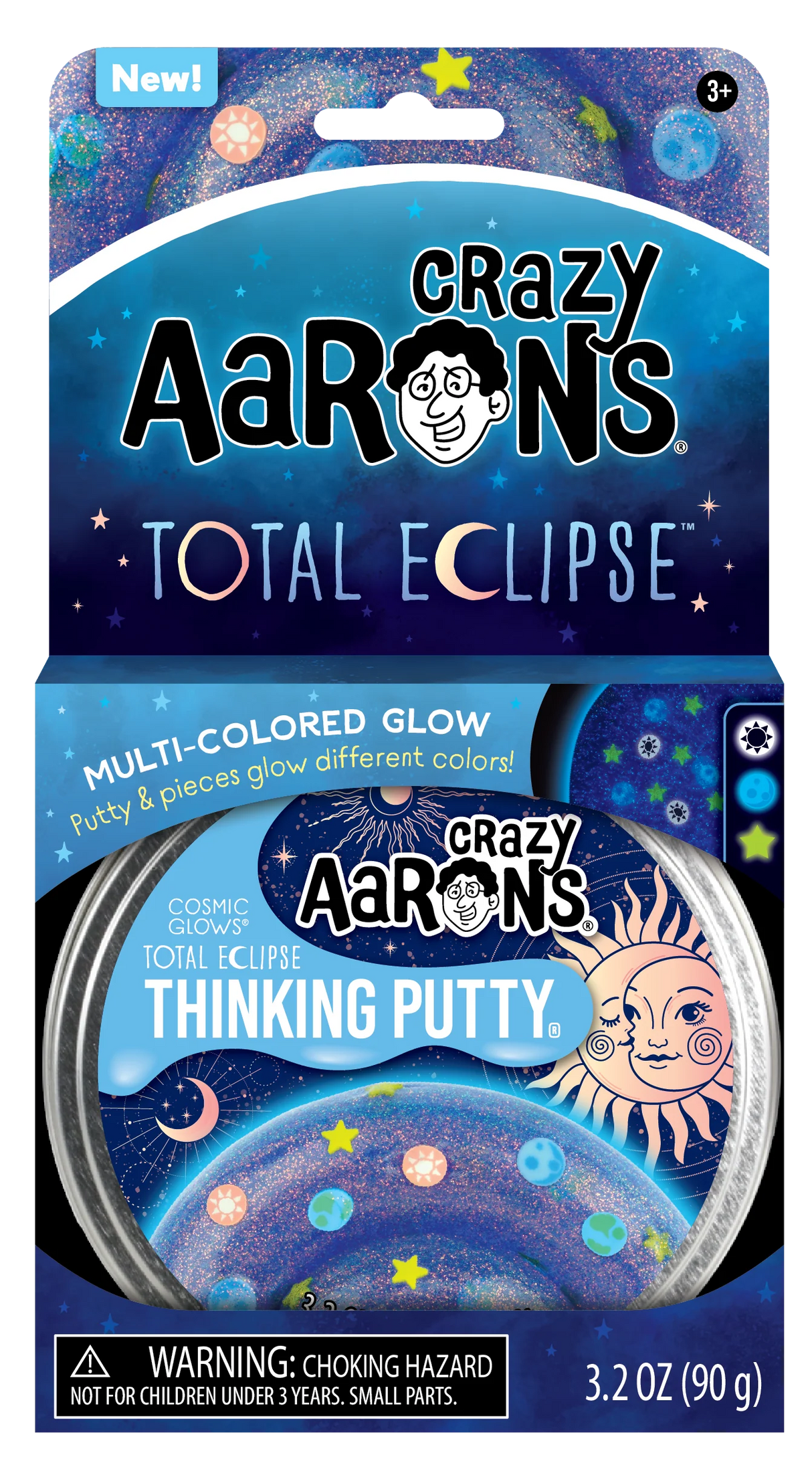 Cosmic Glows Total Eclipse Thinking Putty