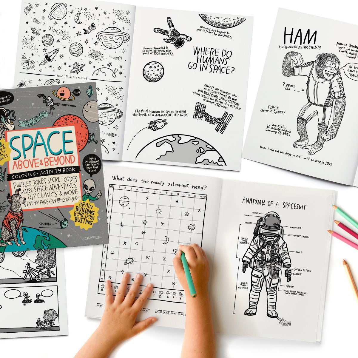Space, Above & Beyond Coloring & Activity Book