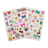 Fashion Friends Tattoos colorful temporary tattoo sheets featuring hearts bows fruit flowers and playful designs