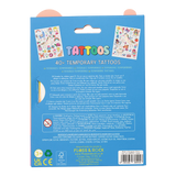 Rainbow Fairy Tattoos package showing colorful temporary tattoo designs and 40 plus tattoos