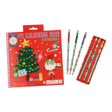 My Christmas Coloring Book & Stickers! with colorful pencils