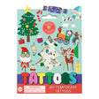 Christmas Tattoos temporary tattoo set with colorful holiday designs and 40 tattoos
