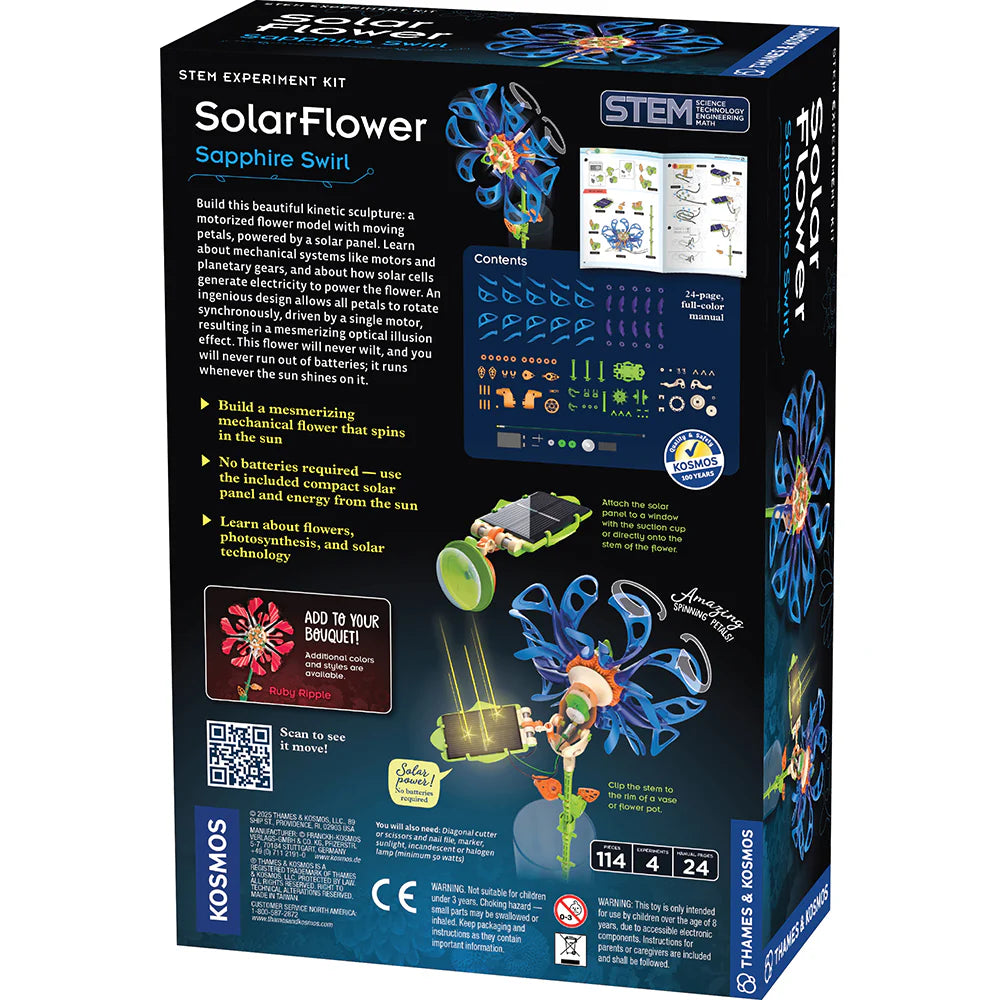 SolarFlower | Sapphire Swirl