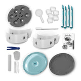 Hydroponics Lab kit with plant pods trays water reservoir tools and seed guide